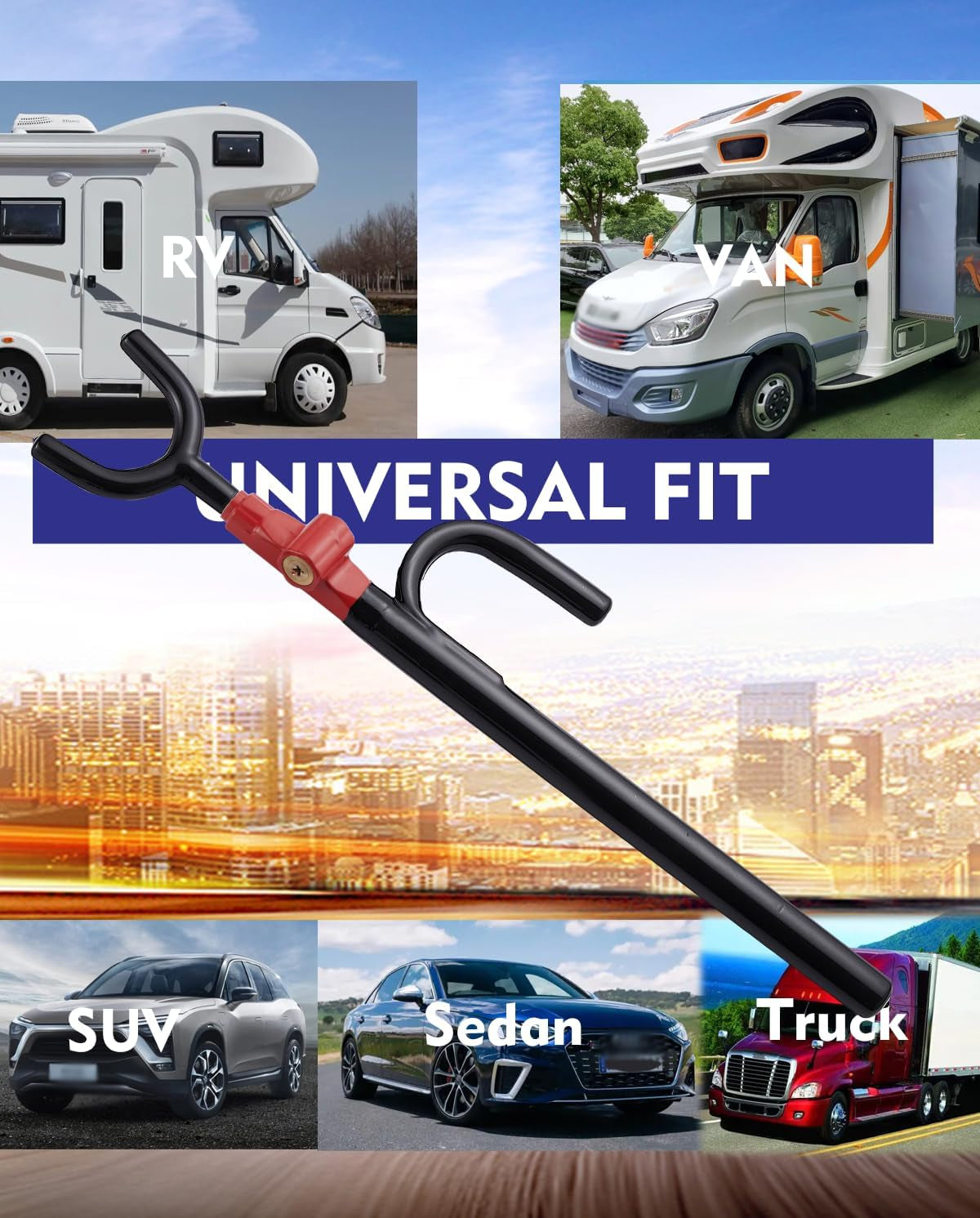 WheelGuard Max – Visible Deterrent, Unbreakable Lock