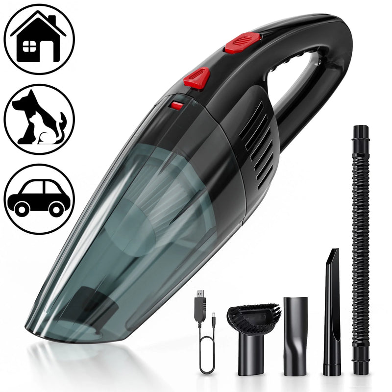 TurboClean Cordless Car Vacuum – Powerful, Portable & Multi-Surface