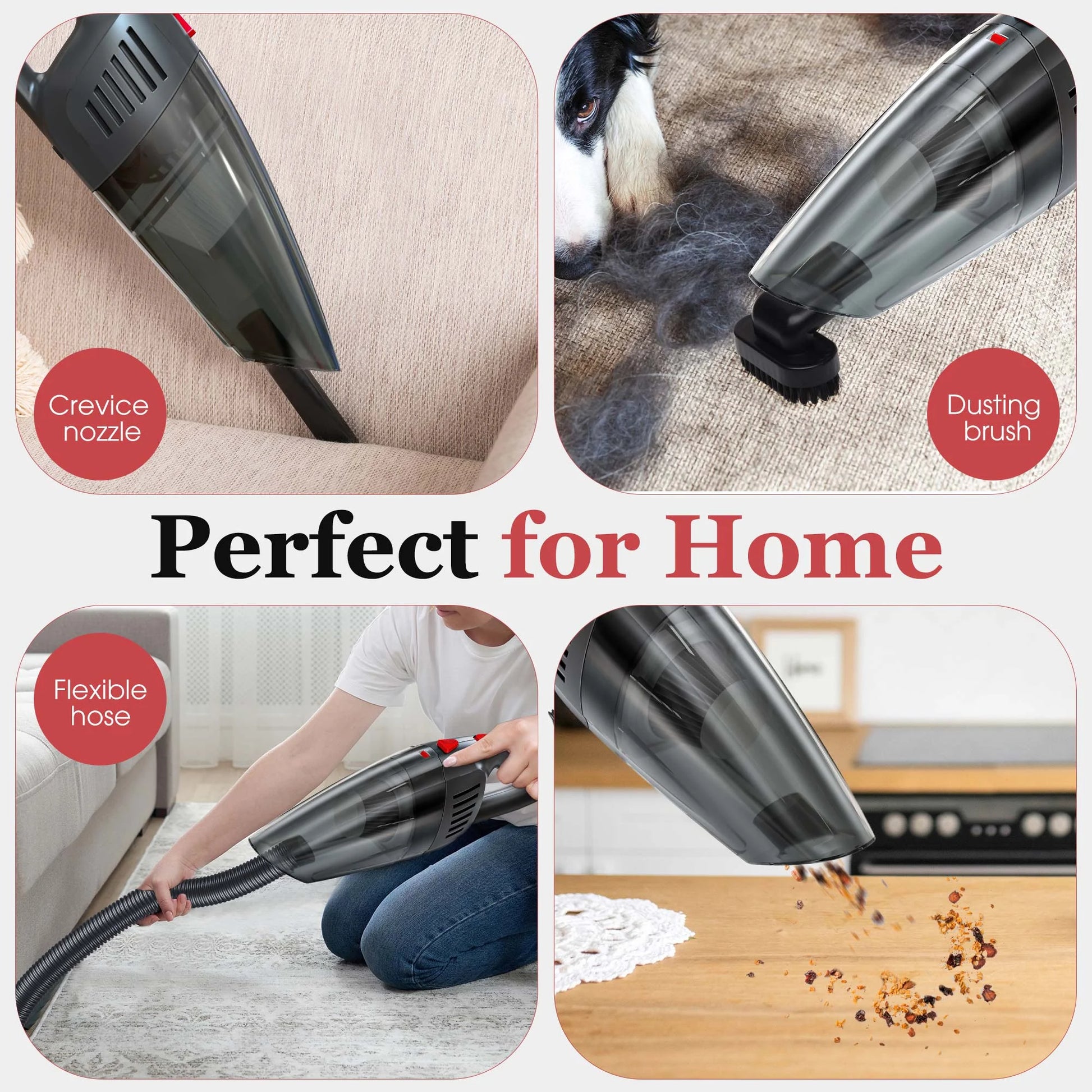 TurboClean Cordless Car Vacuum – Powerful, Portable & Multi-Surface