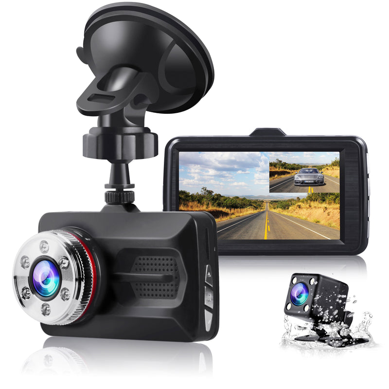 RoadWatch Pro – 1080P Front & Rear Dashcam for Total Coverage