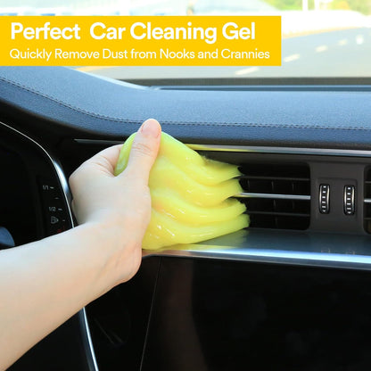 Ultimate Car Cleaning Bundle – Bright Yellow Gel & Power Orange Putty