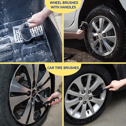 Car Wash Kit – Interior Detailing Set with Brush & Microfiber Towels