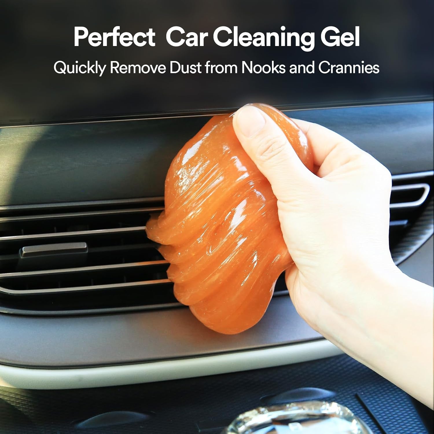 Ultimate Car Cleaning Bundle – Bright Yellow Gel & Power Orange Putty