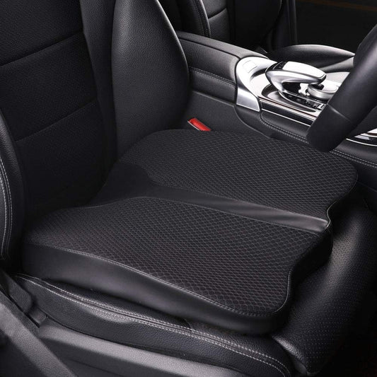 Car Seat Cushion – Memory Foam Support for Driving & Tailbone Pain Relief