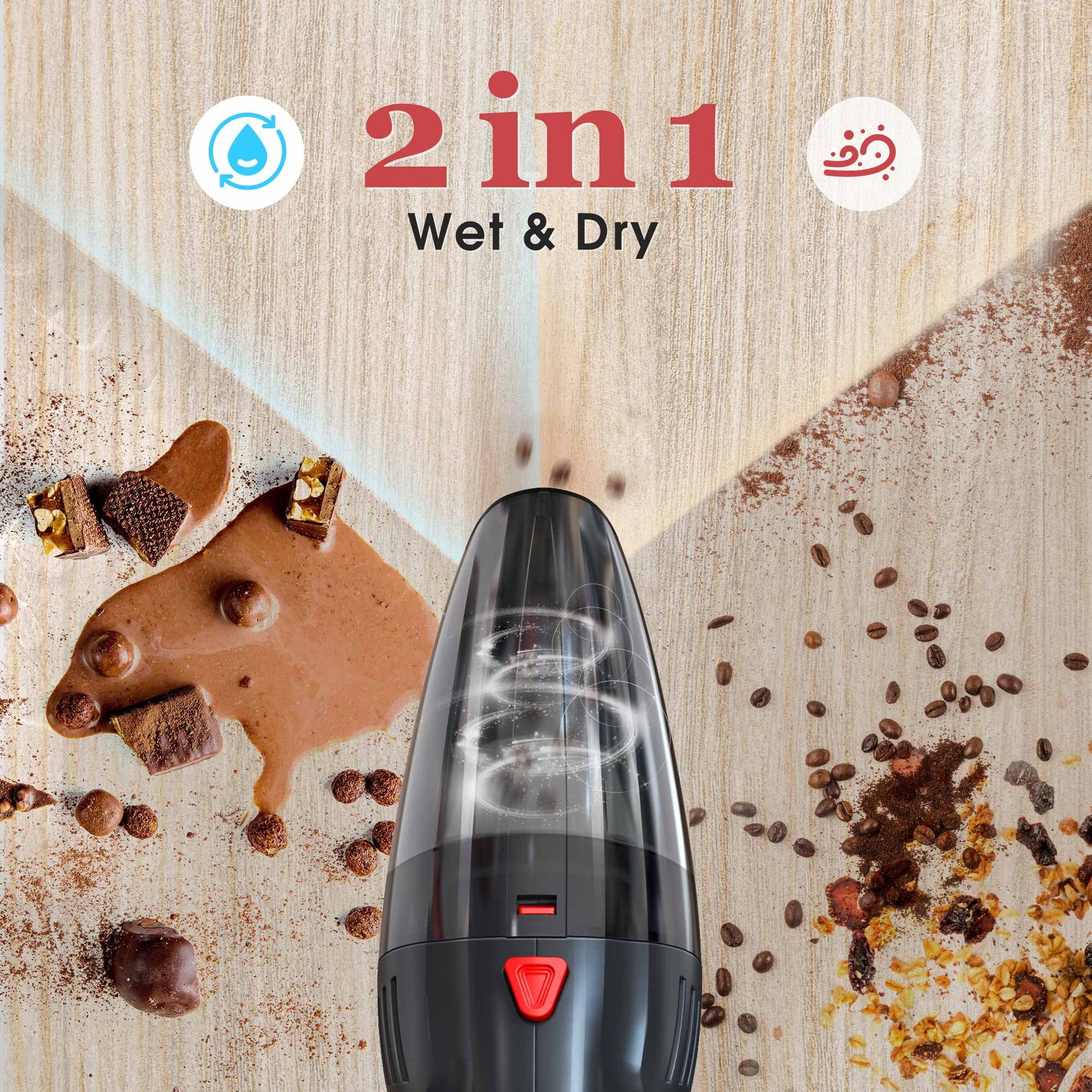 TurboClean Cordless Car Vacuum – Powerful, Portable & Multi-Surface